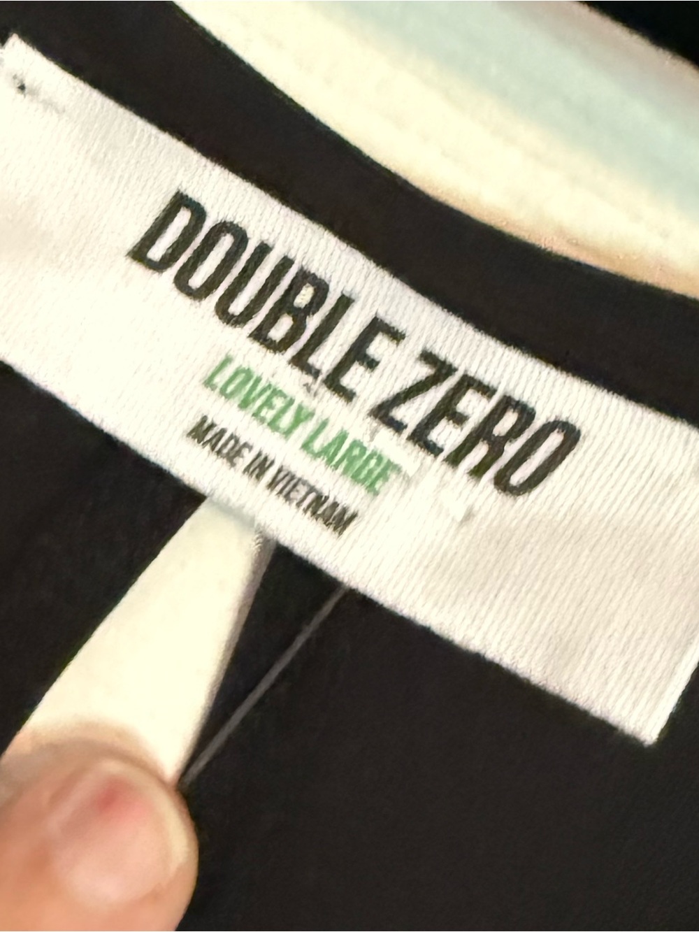 Double Zero Black Maxi Dress Size L - Picture 5 of 5